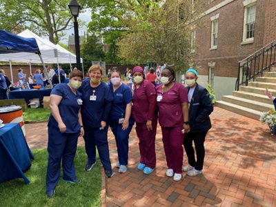 Group of nurses at the Spring Fling